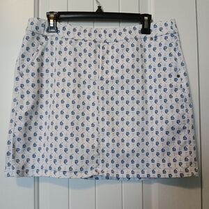 Intro. Blue and White Mini Skort